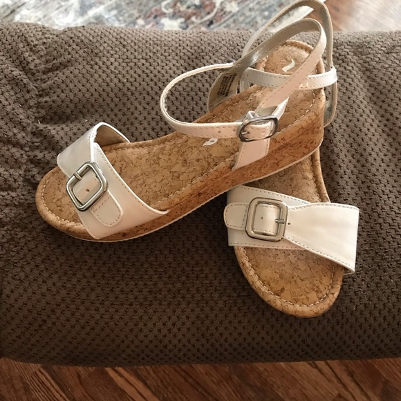Mia Shoes Shoes Mia Girls White Wedge Sandal Size M Poshmark